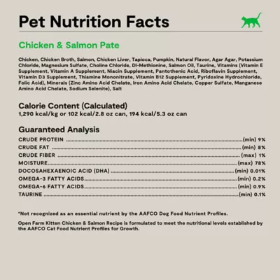 Open Farm Grain Free All Life Stages Wet Cat Food - Humanely Raised, Pate, 2.8 oz - Image 7