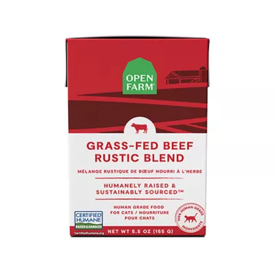 Open Farm Rustic Blend Grain Free Adult Wet Cat Topper - Human Grade, Humanely Raised, Stew, 5.5 oz - Image 1