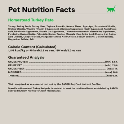 Open Farm Grain Free All Life Stages Wet Cat Food - Humanely Raised, Pate, 5.3 oz - Image 7