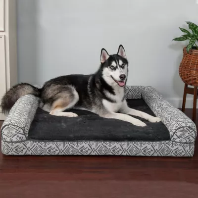 FurHaven Southwest Kilim Orthopedic Sofa Pet Bed - Multiple Colors, Medium - Jumbo Plus - Image 9