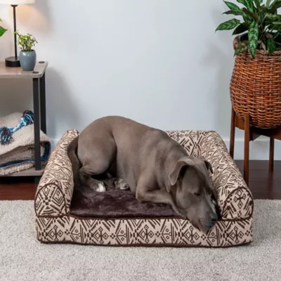 FurHaven Southwest Kilim Orthopedic Sofa Pet Bed - Multiple Colors, Medium - Jumbo Plus - Image 9