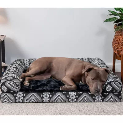 FurHaven Southwest Kilim Orthopedic Sofa Pet Bed - Multiple Colors, Medium - Jumbo Plus - Image 9
