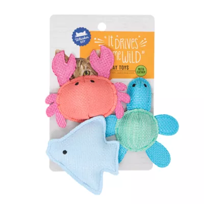 Whisker City® Sea Creatures Cat Toys 3-Pack - Image 2
