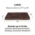 FurHaven Terry & Suede Memory Foam Deluxe Dog Bed Mattress - Espresso, Gray, Large - Jumbo Plus image thumbnail 4