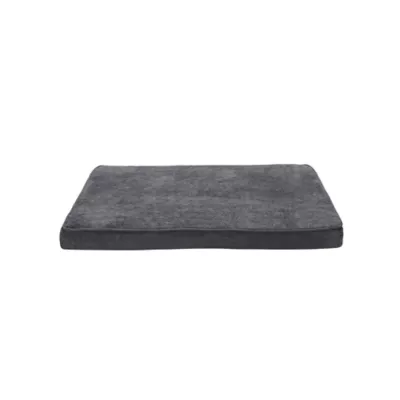 FurHaven Terry & Suede Memory Foam Deluxe Dog Bed Mattress - Espresso, Gray, Large - Jumbo Plus - Image 1