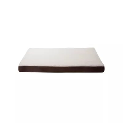FurHaven Cooling Gel-Top Memory Foam Deluxe Dog Bed Mattress - Espresso, Gray - Image 1