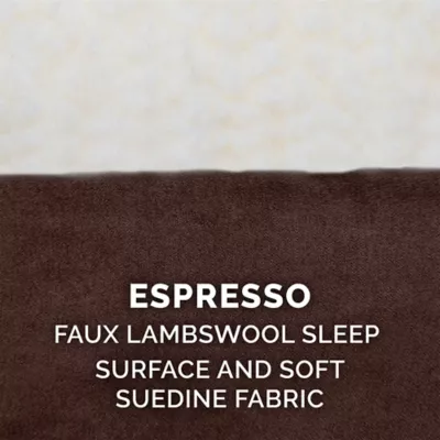 FurHaven Cooling Gel-Top Memory Foam Deluxe Dog Bed Mattress - Espresso, Gray - Image 3