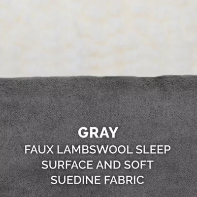 FurHaven Cooling Gel-Top Memory Foam Deluxe Dog Bed Mattress - Espresso, Gray - Image 5