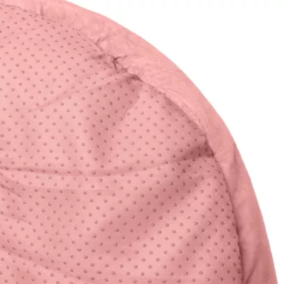 FurHaven Pet Minky Faux Fur & Velvet Calming Hug Bed - Pink, Gray, Small, Medium - Image 3