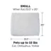 FurHaven Convertible Self-Warming Cuddle Pet Bed, Rainbow, Silver, Gray, Spruce, Small, Large image thumbnail 7
