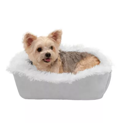FurHaven Convertible Self-Warming Cuddle Pet Bed, Rainbow, Silver, Gray, Spruce, Small, Large - Image 10