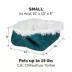 FurHaven Convertible Self-Warming Cuddle Pet Bed, Rainbow, Silver, Gray, Spruce, Small, Large image thumbnail 5