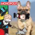 Hasbro Dog Toys 7in Monopoly Mr. Money Bags Plush Dog Toy image thumbnail 2