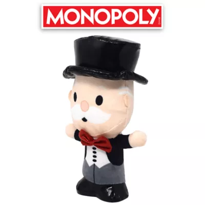 Hasbro Dog Toys 7in Monopoly Mr. Money Bags Plush Dog Toy - Image 5