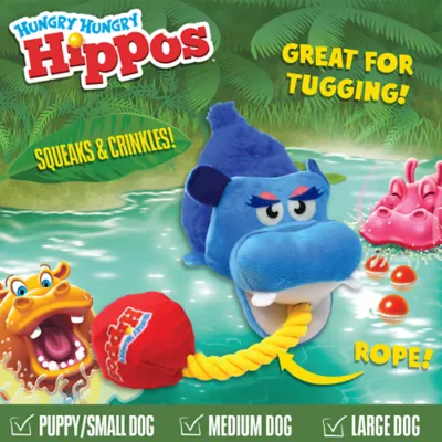 Hasbro Dog Toys 17in Hungry Hungry Hippos Plush Dog Toy - Image 3
