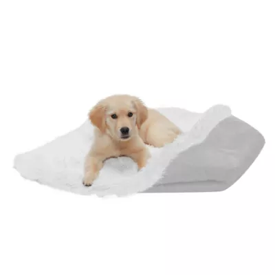 FurHaven Convertible Self-Warming Cuddle Pet Bed, Rainbow, Silver, Gray, Spruce, Small, Large - Image 5