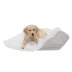 FurHaven Convertible Self-Warming Cuddle Pet Bed, Rainbow, Silver, Gray, Spruce, Small, Large image thumbnail 5