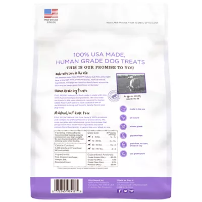 Full Moon All Life Stages Natural Jerky Dog Treat - Pork 10 oz - Image 2