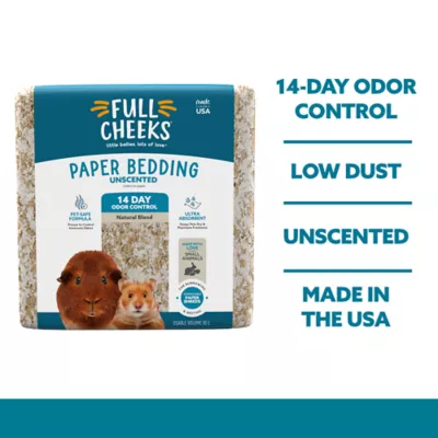 Full Cheeks® Odor Control Small Pet Paper Bedding - Natural & White - Image 3