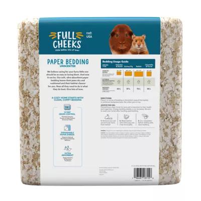 Full Cheeks® Odor Control Small Pet Paper Bedding - Natural & White - Image 6