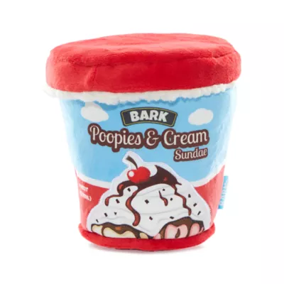 BARK Poopies and Cream Pint Dog Toy - Image 1