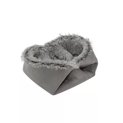 FurHaven Convertible Self-Warming Cuddle Pet Bed, Rainbow, Silver, Gray, Spruce, Small, Large - Image 1