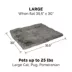 FurHaven Convertible Self-Warming Cuddle Pet Bed, Rainbow, Silver, Gray, Spruce, Small, Large image thumbnail 4