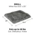 FurHaven Convertible Self-Warming Cuddle Pet Bed, Rainbow, Silver, Gray, Spruce, Small, Large image thumbnail 4