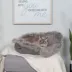 FurHaven Convertible Self-Warming Cuddle Pet Bed, Rainbow, Silver, Gray, Spruce, Small, Large image thumbnail 8