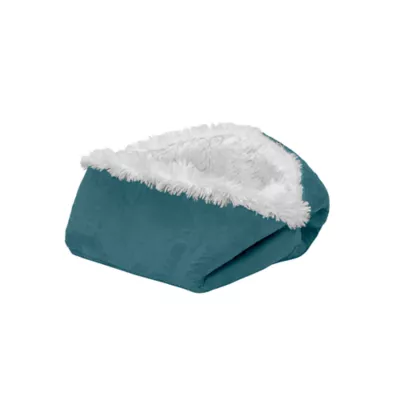 FurHaven Convertible Self-Warming Cuddle Pet Bed, Rainbow, Silver, Gray, Spruce, Small, Large - Image 1