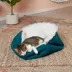 FurHaven Convertible Self-Warming Cuddle Pet Bed, Rainbow, Silver, Gray, Spruce, Small, Large image thumbnail 3