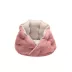 FurHaven Pet Minky Faux Fur & Velvet Calming Hug Bed - Pink, Gray, Small, Medium image thumbnail 1