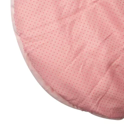 FurHaven Pet Minky Faux Fur & Velvet Calming Hug Bed - Pink, Gray, Small, Medium - Image 6