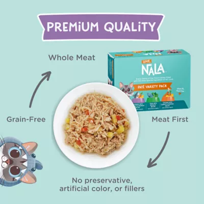 Love, Nala Adult Cat Pate Variety Pack 12 CT - Image 2