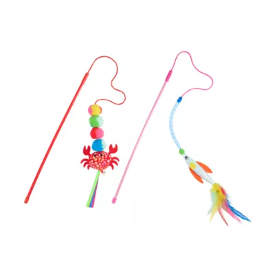 Whisker City® Fish Crab Teaser Cat Toys 2-Pack - Image 1