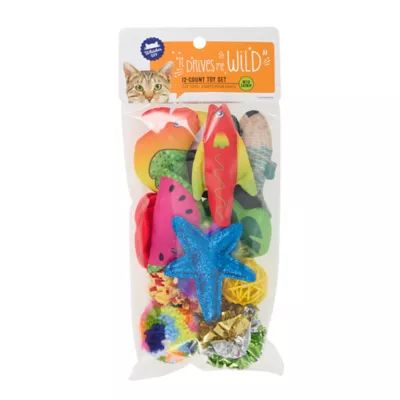 Whisker City® Fruit Value Pack Cat Toys 12-Pack - Image 2