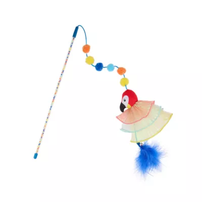 Whisker City® Parrot Teaser Cat Toy - Image 1