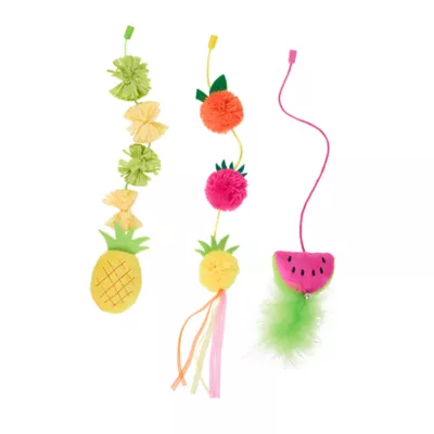Whisker City® Fruit Teasers Cat Toys 3-Pack - Image 2