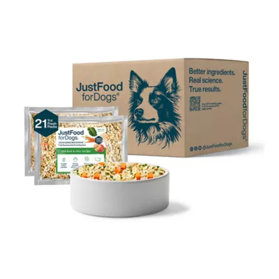 JustFoodForDogs All Life Stages Frozen Dog Food - Chicken & White Rice - Image 1