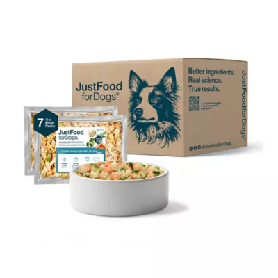 JustFoodForDogs All Life Stages Frozen Dog Food - Fish & Sweet Potato, Grain Free - Image 1