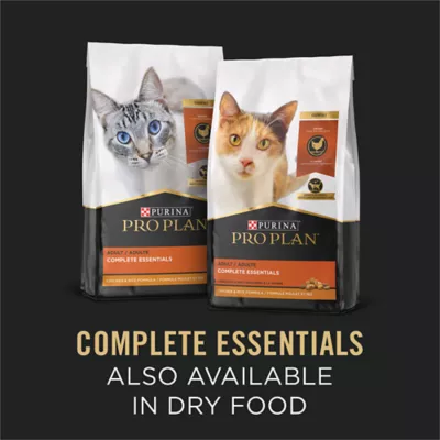 Purina Pro Plan Adult Cat Wet Food - Complete Essentials, Variety Pack, 24 Ct, 72 Oz - Image 7