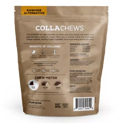 Collachews Adult Dog Chews - Peanut Butter Sticks 60 ct - Image 2