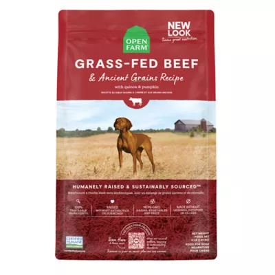 Open Farm With Grain Adult Dry Dog Food - Humanely Raised & Sustainably Sourced, Beef - Image 1