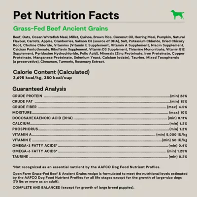 Open Farm With Grain Adult Dry Dog Food - Humanely Raised & Sustainably Sourced, Beef - Image 7