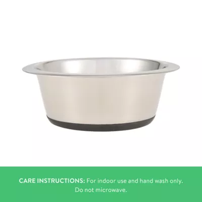 Top Paw® Non Slip Basic Stainless Steel Dog Bowl 12oz, 27oz, 52oz, 88oz, 136oz - Image 3