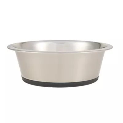 Top Paw® Non Slip Basic Stainless Steel Dog Bowl 12oz, 27oz, 52oz, 88oz, 136oz - Image 1