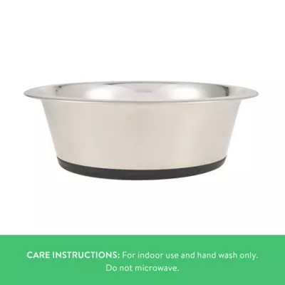 Top Paw® Non Slip Basic Stainless Steel Dog Bowl 12oz, 27oz, 52oz, 88oz, 136oz - Image 3