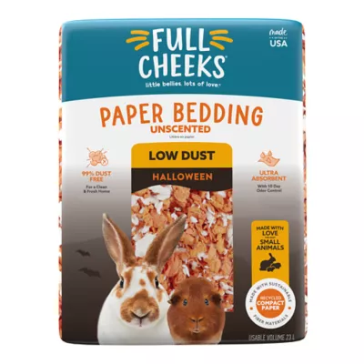Full Cheeks® Odor Control Small Pet Paper Bedding - Halloween - Image 1