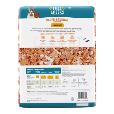 Full Cheeks® Odor Control Small Pet Paper Bedding - Halloween - Image 2