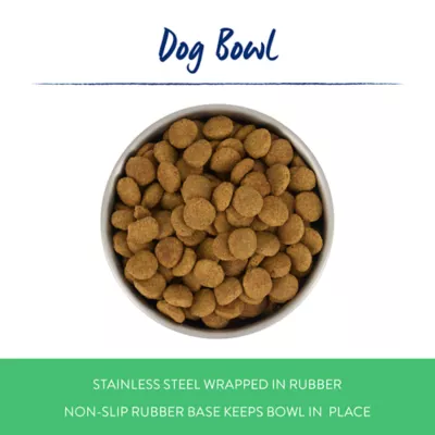 Top Paw® Stainless Steel Black Rubber Dog Bowl 12oz, 27oz - Image 2